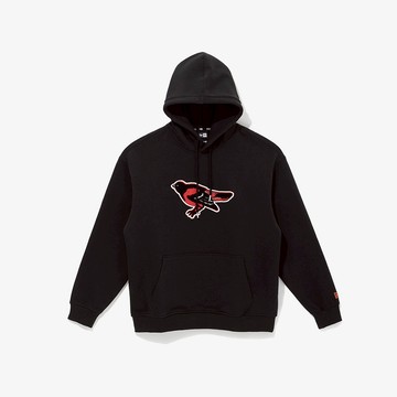 NEW ERA 男女 連帽上衣 金鶯 黑 NE13338690