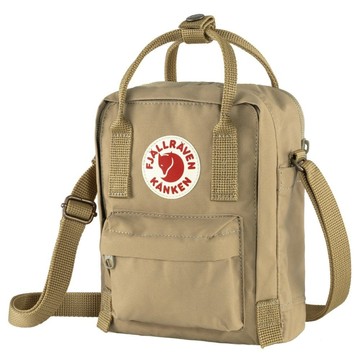 Fjallraven Kanken 多功能輕量防潑水隨身袋2.5L.單肩側背包.斜背包.手機證件包/23797-221 粘土