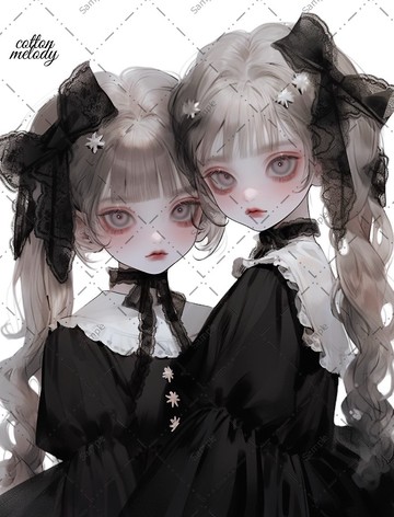 original sticker no.681 人物貼紙 原創貼紙 人物貼紙 女孩貼紙 原創人物貼紙