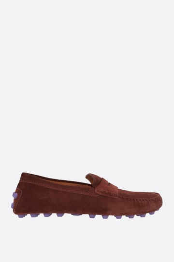 TOD'S City suede loafers Woman