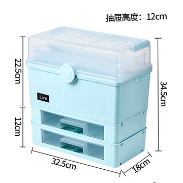 藥品收納箱 藥箱家庭裝家用大容量多層醫藥箱全套應急藥物藥品收納盒【MJ9230】