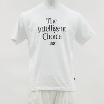 New Balance NB 男款 白色 LOGO 純棉 短袖 MT51915WT