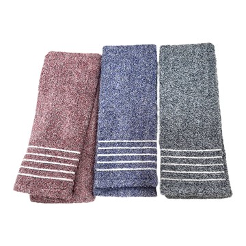 MOX 今治毛巾3條組 100%棉 尺寸30*85cm 日本產  灰 + 藍 + 紅  1組