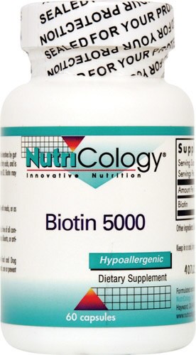 NutriCology Biotin 5000 60 Capsules