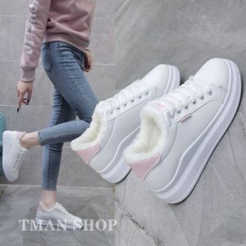 スニーカー レディース メンズ 厚底 シューズ 靴 ランニングシューズ レースアップ ボア 裏起毛 学生 スポーツ 歩きやすい 美脚 防寒 暖 通販 Lineポイント最大5 0 Get Lineショッピング