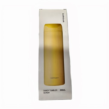 LocknLock 樂扣樂扣 芯動旋轉保溫杯  LHC4281YEL  500ml  1個