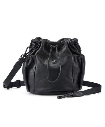 【PORTER INTERNATIONAL】PICO 真皮水桶包11887-00201(黑色)