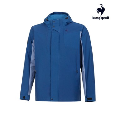 【LE COQ SPORTIF 法國公雞】男款深海藍色休閒經典防風外套LWU61361