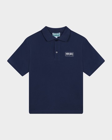 Boy's Logo Embroidered Polo Shirt, Size 4-10
