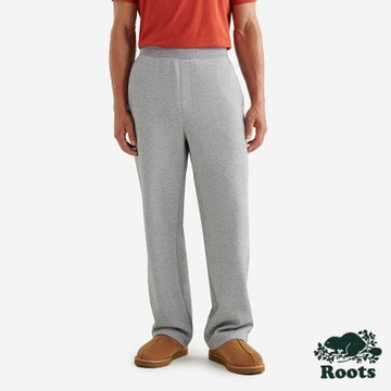 Roots男裝-RECOVER 棉褲-混色椒鹽灰
