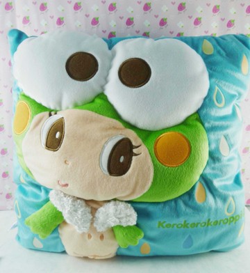 【震撼精品百貨】KeroKeroKeroppi 大眼蛙~靠墊_Q比