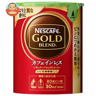 ネスレ日本 ネスカフェ ゴールドブレンド カフェインレス エコ＆システムパック 60g×12個入｜ 送料無料