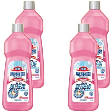 Kao 花王 Magiclean 魔術靈 浴室清潔劑 經濟瓶 速淨垢 除菌  500ml  4瓶