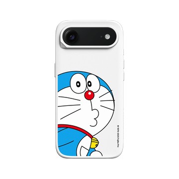 iPhone Air SolidX 白 - 哆啦A夢 Doraemon - 你在看我嗎？
