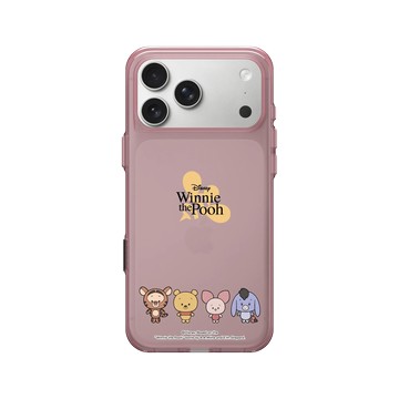 iPhone 17 Pro Max Clear (相機按鈕) 晶醺玫 - 迪士尼-小熊維尼 Disney Winnie The Pooh - Q版