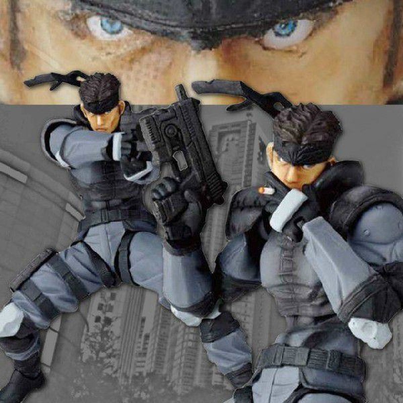 マイクロヤマグチ リボルミニ メタルギア ソリッド•スネーク フィギュア