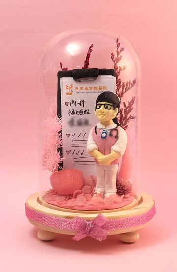 榮休記念小禮品,可客製名字.提供相片客製人物造型