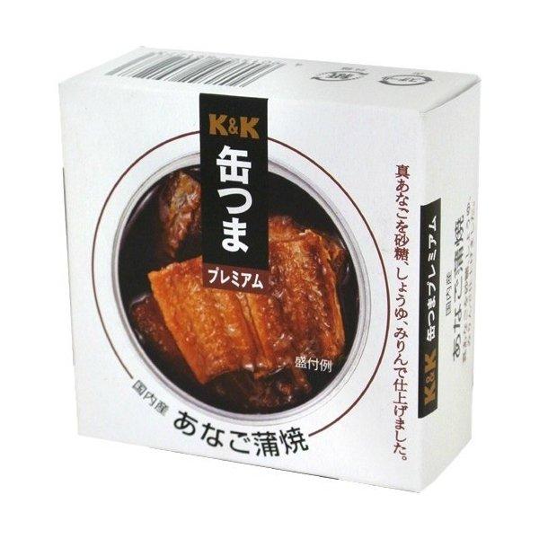 国分 KK 缶つまプレミアム 国内産あなご蒲焼F3号 80g×24個セット