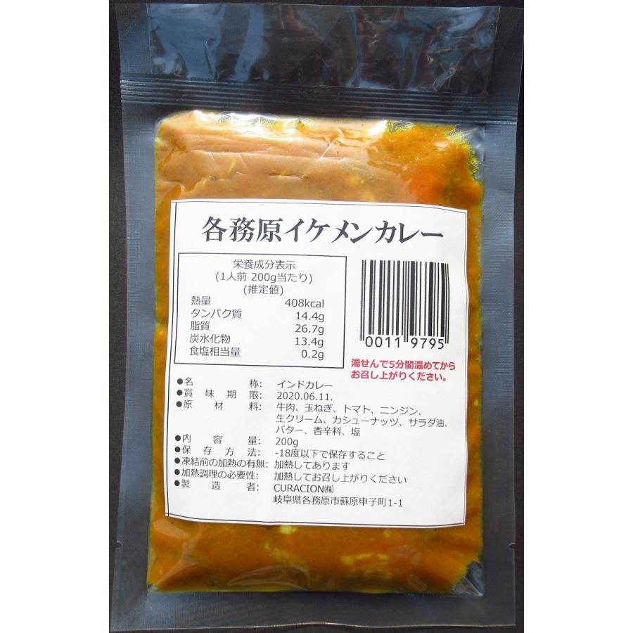 各務原イケメンカレー5袋セット（カレー200g 5袋）