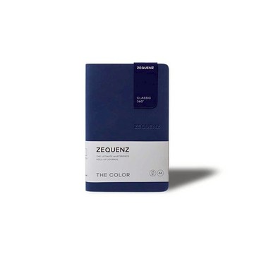 ZEQUENZ｜360° 可捲曲筆記本/繽紛系列 (A6/深海軍藍色)