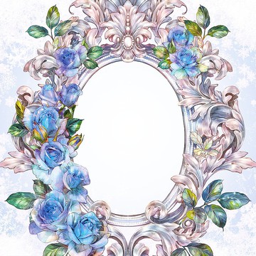 仙杜瑞拉相框貼紙 (8色)