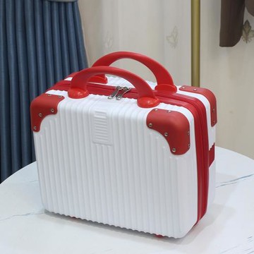 廠家直批14寸迷你復古化妝箱旅行箱16寸小型行李箱密碼箱伴手禮盒