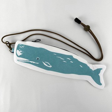 設計款SW1311 - 【純棉帆布】抹香鯨造型餐具袋