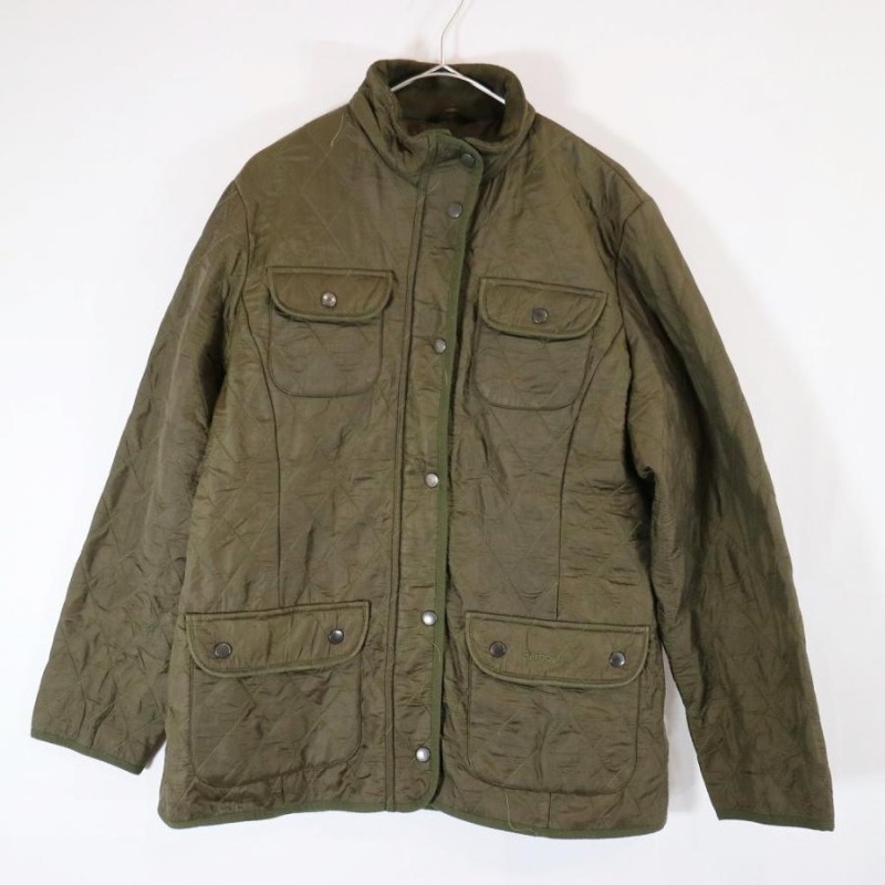 Barbour バブアー キルティングジャケット 防寒 ユーロ ヨーロッパ古着 オリーブ (メンズ 16) 中古 古着 N6140 |  LINEブランドカタログ