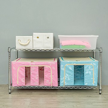 dayneeds 荷重型 120x45x60cm 二層電鍍(鎖管)波浪架 超強耐重/倉儲架/置物架