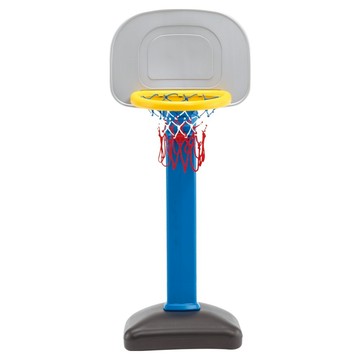 Ching Ching 標準型籃球架二段式 63*56*200cm  藍色 + 灰色  1組