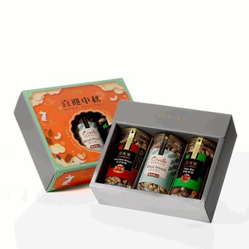 《🚚快速出貨》【可夫萊精品堅果】2025中秋禮盒(雙活菌萊配堅果+香芝核桃+雙活菌綜合果仁)－附提袋