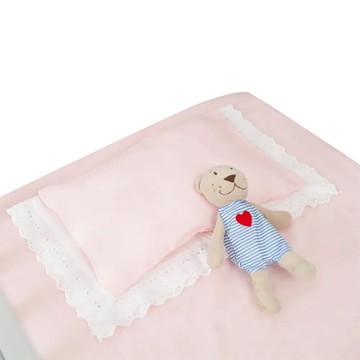 MARURU 床單  70 x 120cm  嬰兒粉  1個