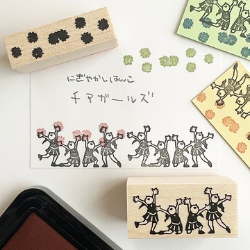 活力應援印章 啦啦隊女孩們