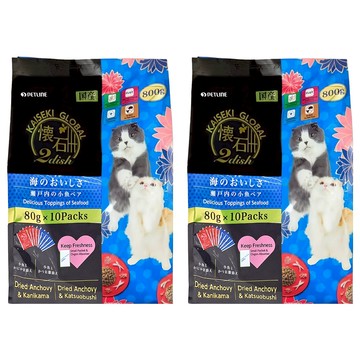 PETLINE 懷石 全齡貓 綜合乾飼料  瀨戶內海之味  800g  2包