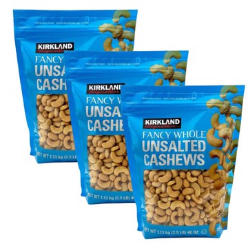 [COSCO代購5] W1671940 科克蘭 無調味腰果 1.13公斤 3組