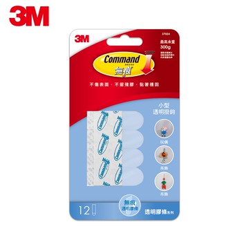 【逛逛市集】3M 無痕 M37024 透明膠條-小型