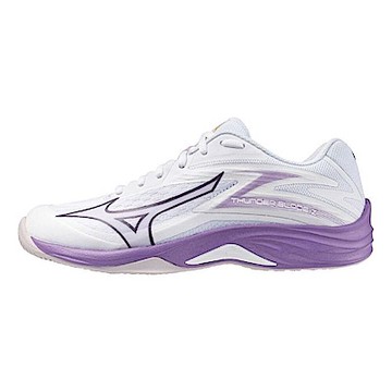 Mizuno Thunder Blade Z [V1GC237010] 女 排球鞋 室內運動鞋 基本款 美津濃 白 紫