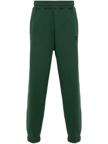 Maison Kitsuné - Fox-appliqué cotton track trousers - men - Cotton - XL - Green