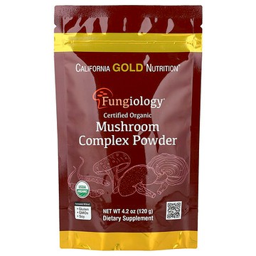 California Gold Nutrition, 認可有機蘑菇複合物粉，4.2 盎司（120 克）