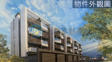 台中北屯｜地49坪停四車|邊間電梯別墅｜台中市北屯區正道街