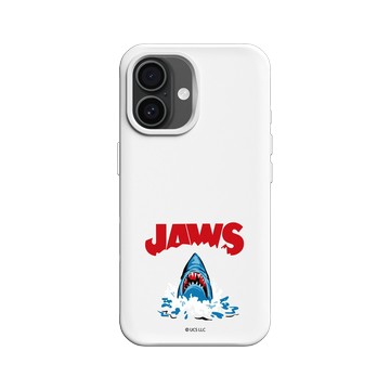 iPhone 16 SolidX 白 - Jaws - 大白鯊 - 咬人鯊魚