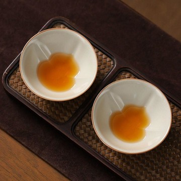 平價好物✨高品質 2026新款汝窯福祿杯葫蘆杯陶瓷開片可養個人主人杯單杯茶具品茗杯 免運中 必入手