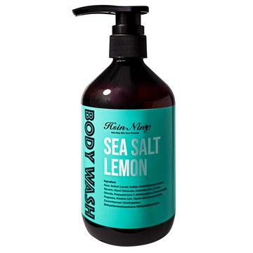 Hsin Ning 心甯 豐盈潔淨香氛沐浴乳 450ml 清新海鹽檸檬香 溫和潔淨保濕  1瓶