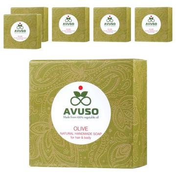 AVUSO 行道者 橄欖油維生手工皂  125g  6個