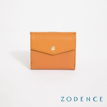 ZODENCE 進口真皮信封蓋短夾-多色