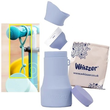 【海夫健康生活館】泓天國際 英國 Whizzer 隨行小便壺 薰衣草紫 700ml (隨行防水袋+掛帶組)
