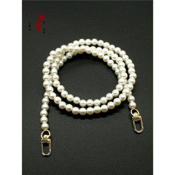 珍珠飽滿高檔不易褪色百搭款包帶