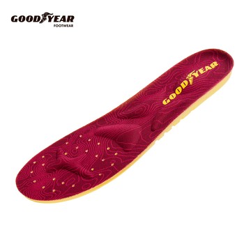 GOODYEAR 瞬感機能乳膠鞋墊-酒紅 / GACI23002
