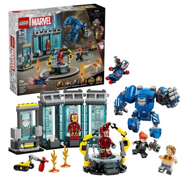 樂高® LEGO 76315 鋼鐵人的實驗室：鋼鐵裝展示區  Super Heroes