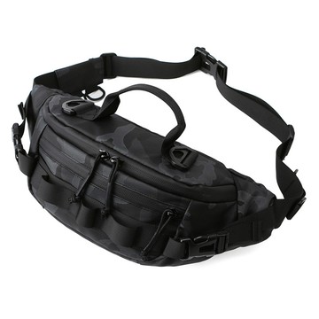 Hisplan 路亞釣魚腰包/單肩包  單一尺寸  黑色